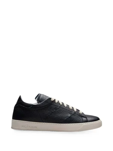 Sneakerși Kiton din piele negru
