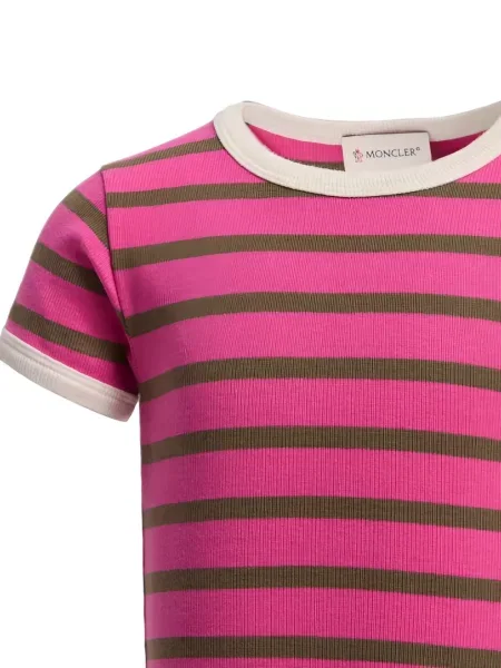 Koszulka dziecięca Moncler Enfant różowa