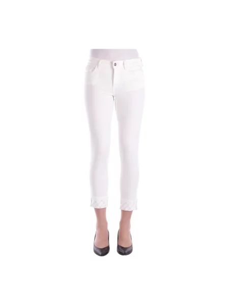 Skinny jeansy skinny Liu Jo casual białe