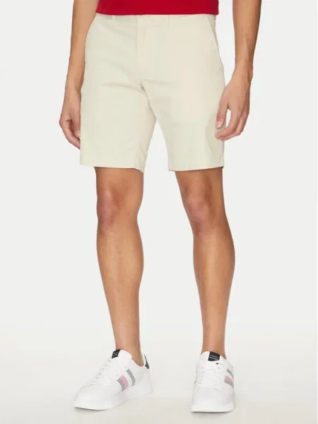 Къс панталон Tommy Hilfiger бежово
