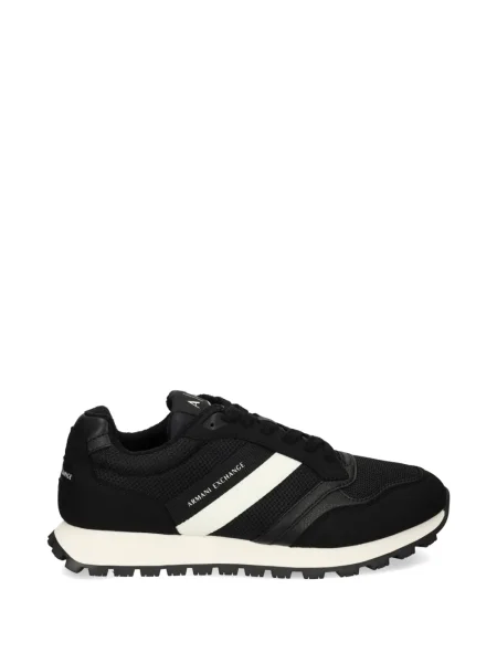 Sneakerși Ea7 Emporio Armani cu dungi negru