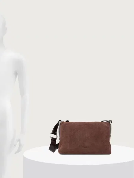 Marc Jacobs Válltáska Medium Shoulder Bag | hasított bőr barna