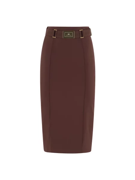 Spódnica Elisabetta Franchi brązowa