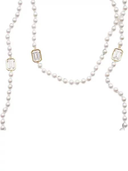 Colier Izabel Display cu perle alb