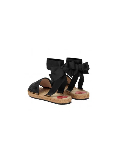 Espadrilky LOVE MOSCHINO čierna