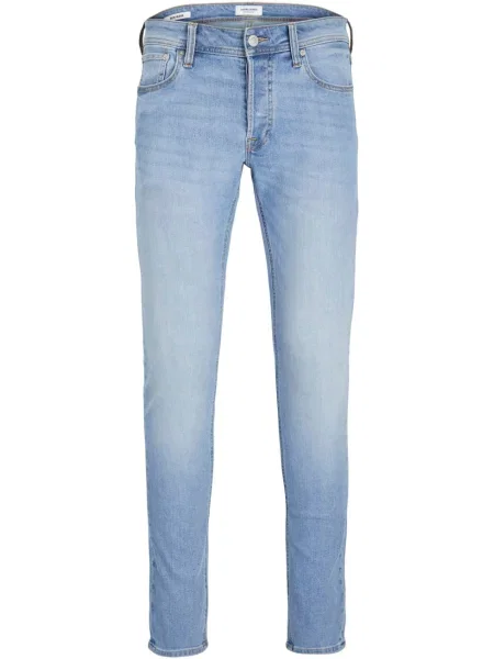 JACK & JONES Jeans Glenn deschis albastru