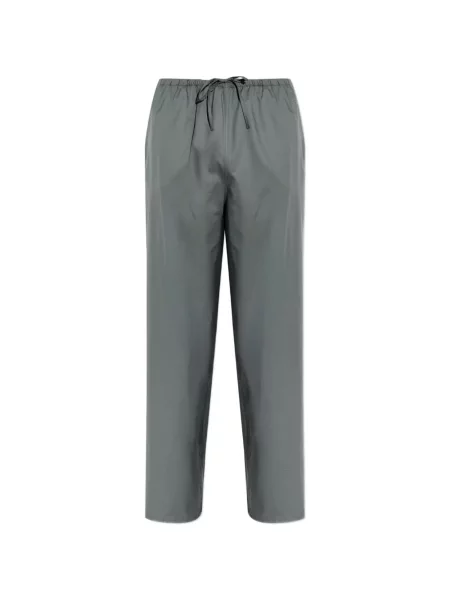 Pantaloni Mm6 Maison Margiela cu cordon gri