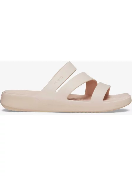 Japonki Crocs Getaway Strappy beżowe