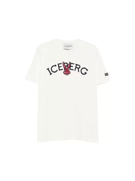 Koszulka Iceberg z logo biała
