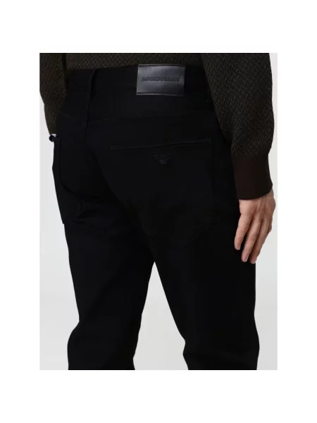 Jeansy Emporio Armani czarne