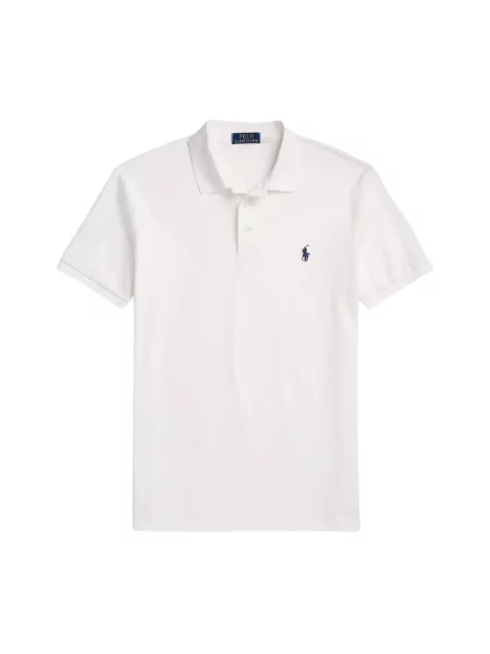 Koszulka polo o kroju regular fit z mieszanki bawełny Polo Ralph Lauren biała