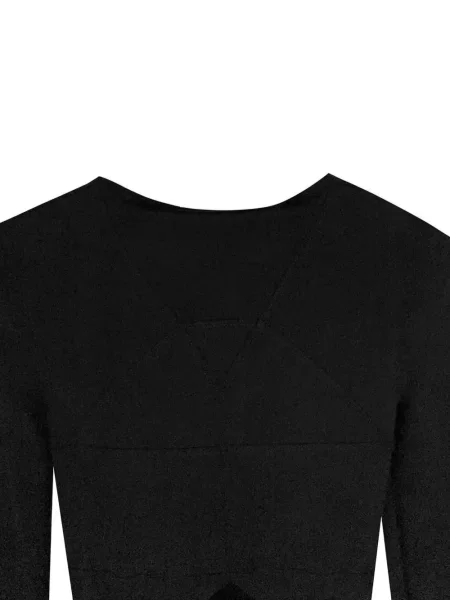 Lung rochie maxi Rick Owens de catifea negru