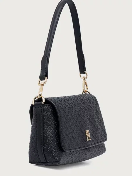 Tommy Hilfiger crossbody kabelka dámska z imitácie kože čierna