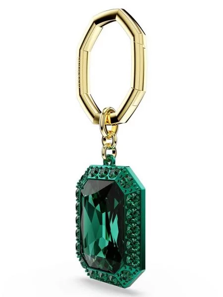 Obesek za ključe Swarovski LUCENT zelena