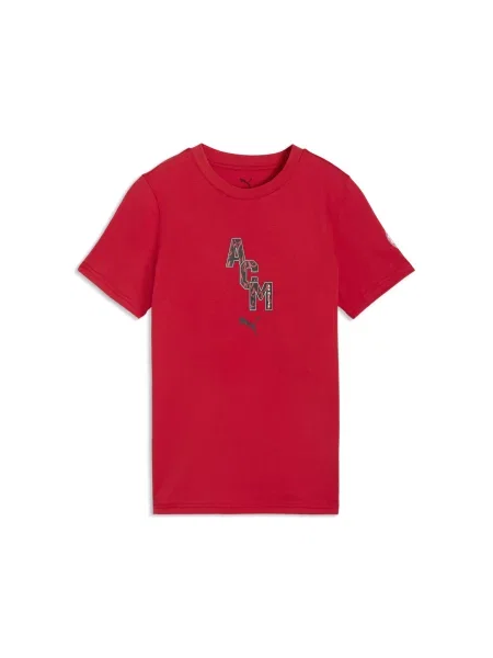 PUMA Młodzieżowa koszulka AC Milan FtblCulture Akcesoria czerwony