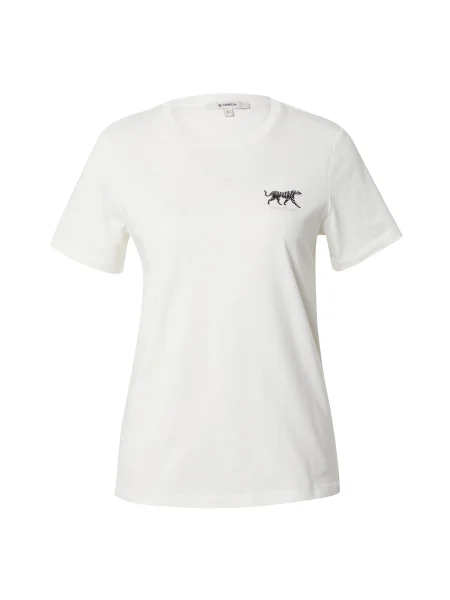GARCIA Tricou negru alb