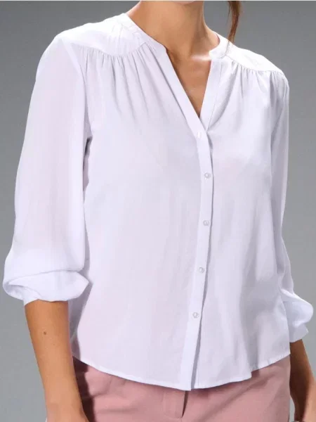 Сорочка з воланами білий