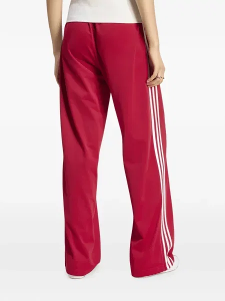 Pantaloni Adidas alergare roșu
