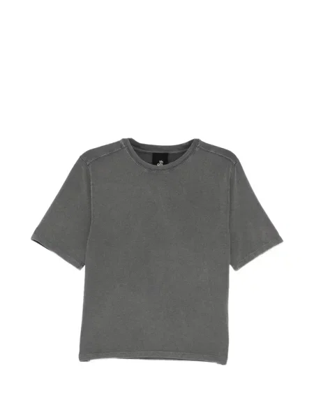 Tricou Thom Krom cu broderie gri