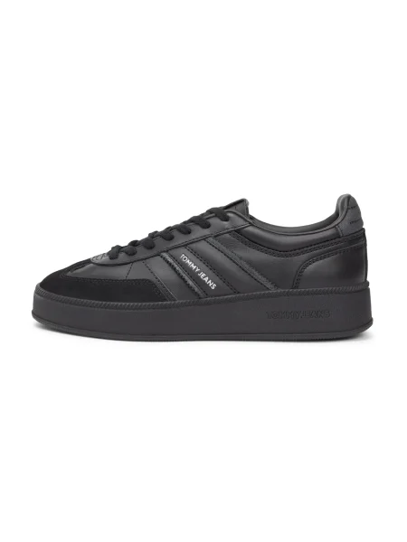 Tommy Jeans Rövid szárú sportcipők THE GREENWICH / ezüst fekete