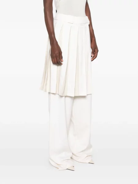 Pantaloni Vestiaire D'un Oiseau Libre alb