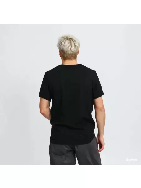 Tričko LACOSTE Print Crocodile Tee Black M černé