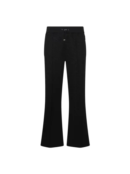 Joggery Philipp Plein żakardowe czarne