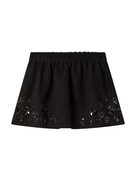 Krótka spódnica Golden Goose z cekinami czarna