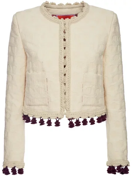 Haftowana kurtka La Doublej o krotszym kroju