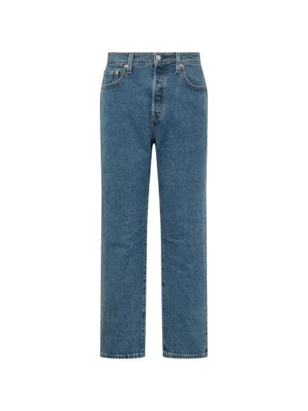 Decupat gulerat blugi Levi's® cu talie înaltă albastru