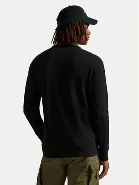 Polo Ralph Lauren Majica z dolgimi rokavi črna