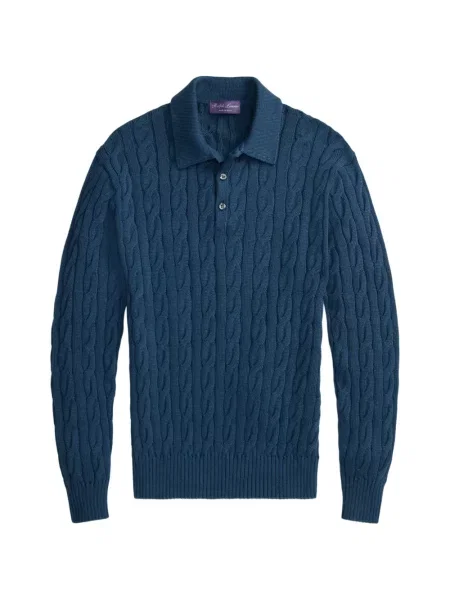 Pulover Ralph Lauren Purple Label albastru