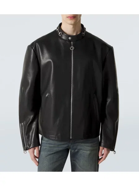Geanta de piele Gucci negru