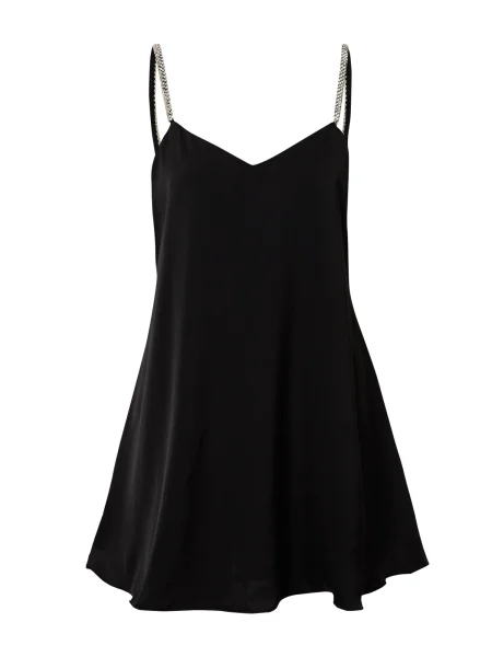 Nasty Gal Rochie / argintiu negru