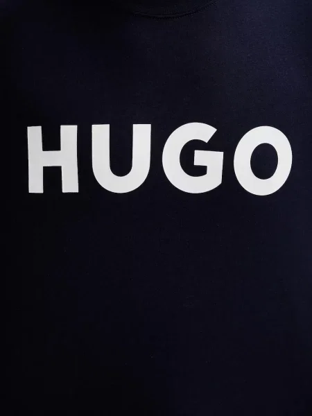 Футболка Hugo с принтом синяя