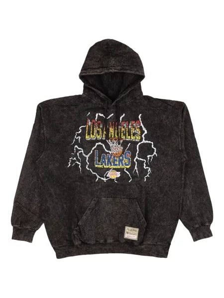 Majica s kapuljačom Mitchell & Ness crna