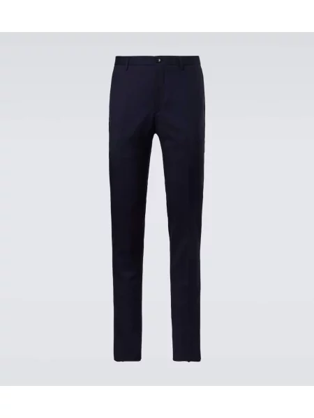 Pantaloni Etro de lână albastru