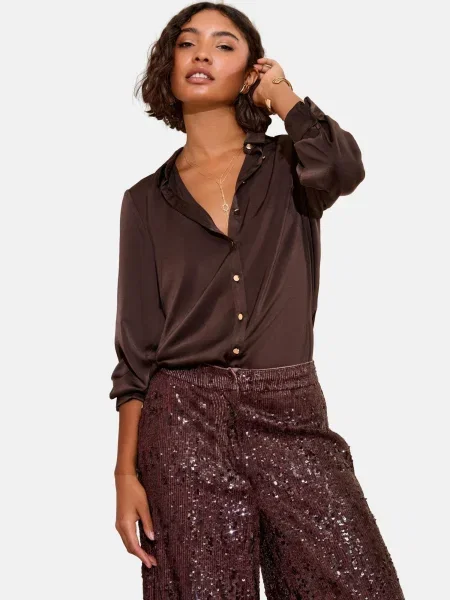 Friends Like These Bluză ciocolatiu