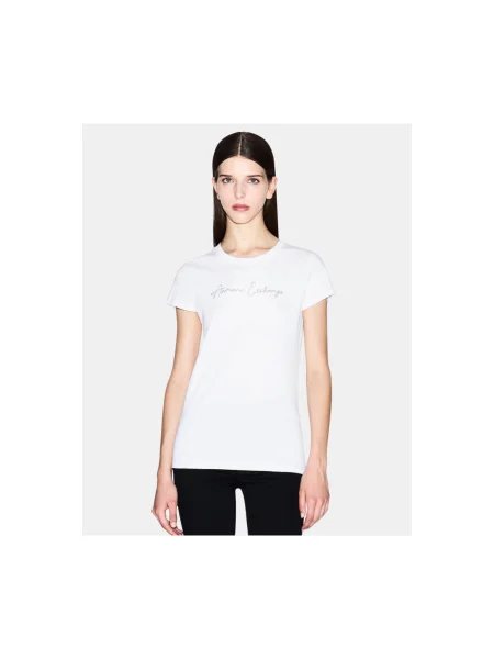 ARMANI EXCHANGE Tričko biela