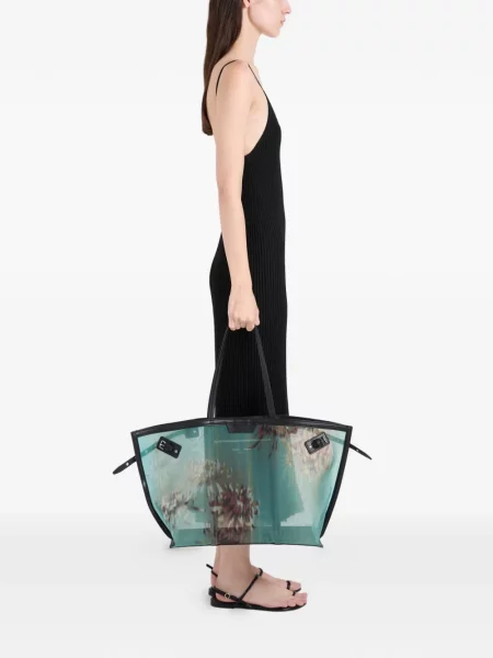 Geantă Proenza Schouler plasă albastru