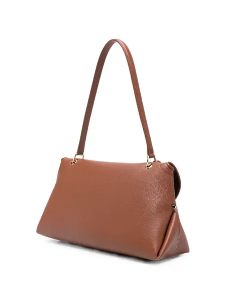 Geantă shopper Ferragamo din piele maro