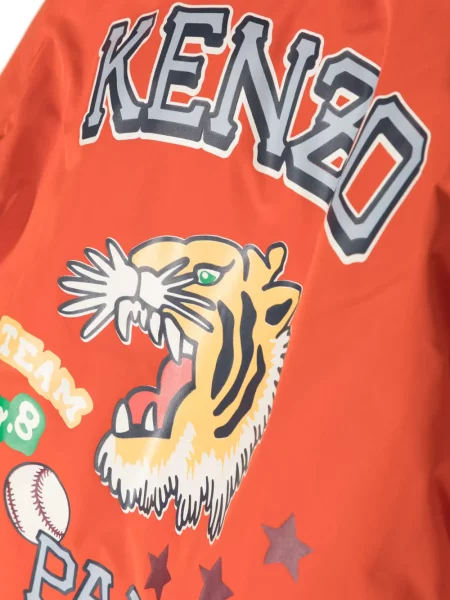 Kurtka dziecięca Kenzo pomarańczowa