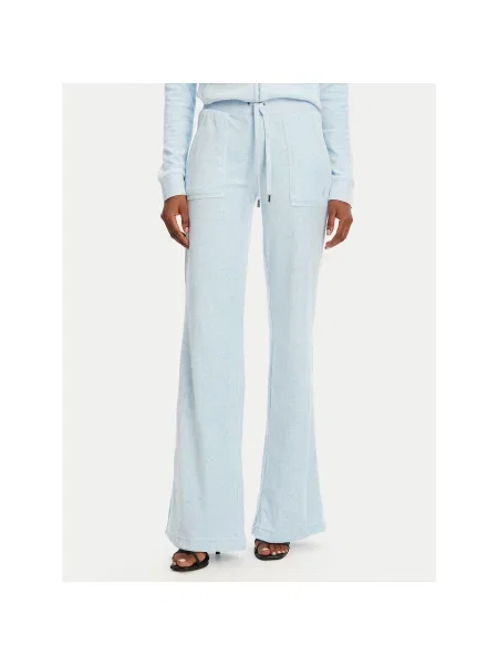 Juicy Couture Sportinės kelnės Layla Žydra Flared Leg mėlyna