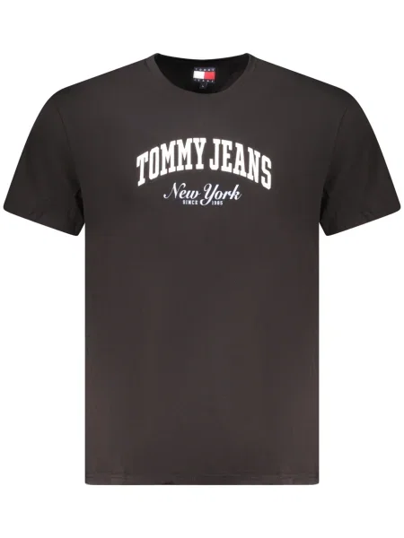 Kratek majica Tommy Hilfiger črna