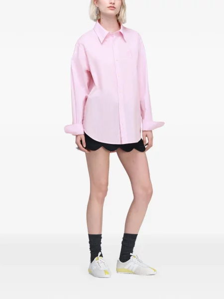 Cămașă Marc Jacobs din poplin roz