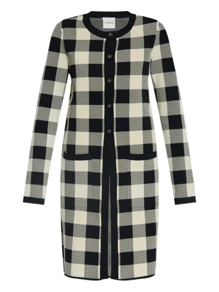 Kardigan Posse w kratkę czarny