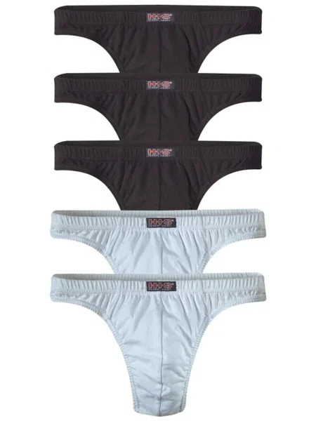 H.I.S Spodnje hlačke črna bela