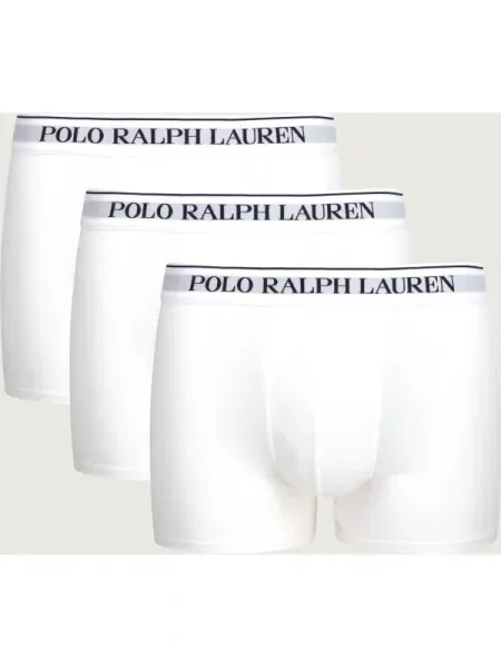 Polo Ralph Lauren Set 3 perechi de boxeri alb