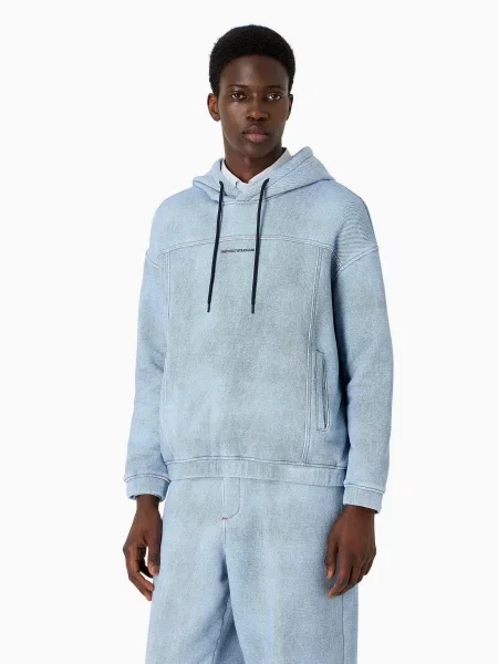 Худи Emporio Armani синее