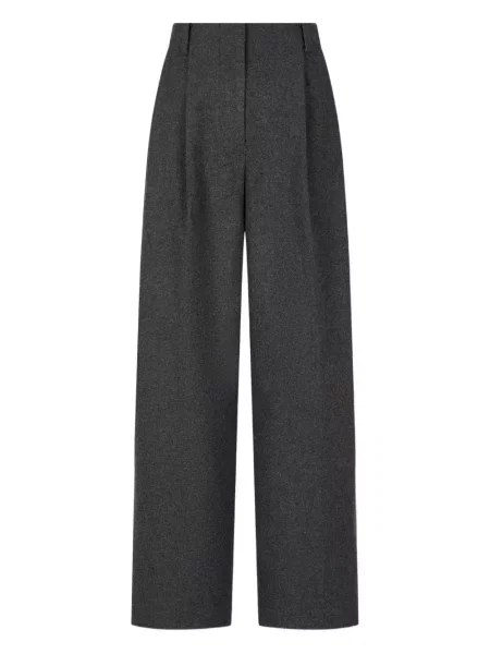 Pantaloni Studio Tomboy de lână plisate gri